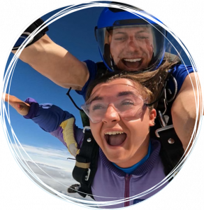 Person taking on Charity skydive for the Children's Respite Trust